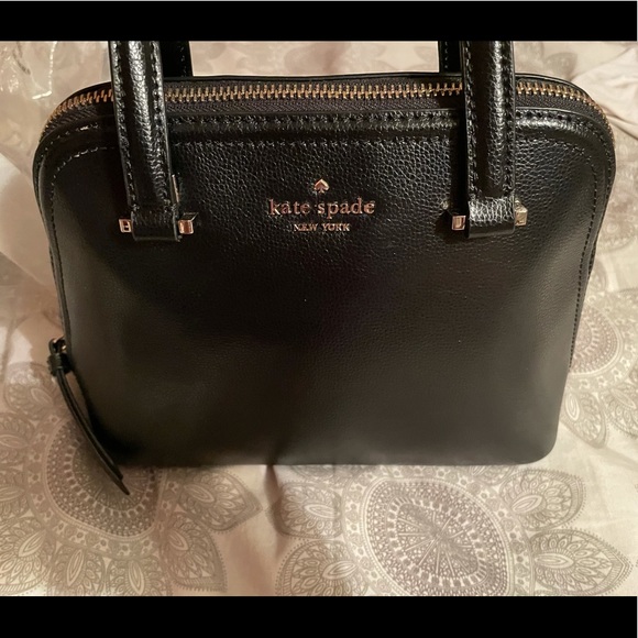 Kate Spade Black Small Dome Satchel crossbody - Picture 7 of 11